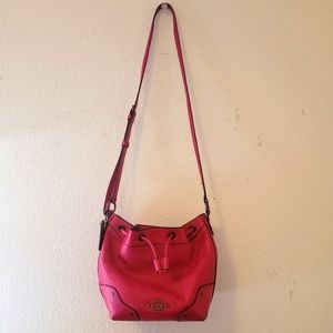 Coach drawstring bucket bag